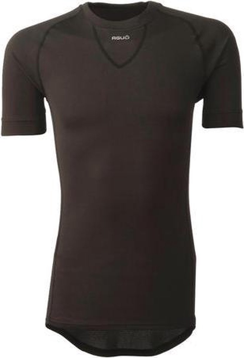 bol.com | AGU Secco - Thermoshirt - Heren - Korte Mouw - Maat XXXL - Zwart