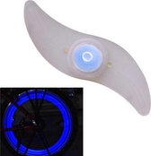 Fietsverlichting LED Spaken Waterproof Set van 2 - Spoke light - Blauw |  bol.com