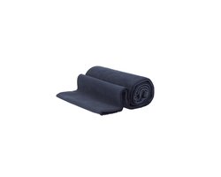 Manduka eQua Yogamat Handdoek Midnight / Donker Blauw (67 x 183 cm) – Lichtgewicht, Super Absorberend en Sneldrogend extra Grip bij Klamme Handen en Voeten - Geschikt voor Bikram of Hot Yoga.