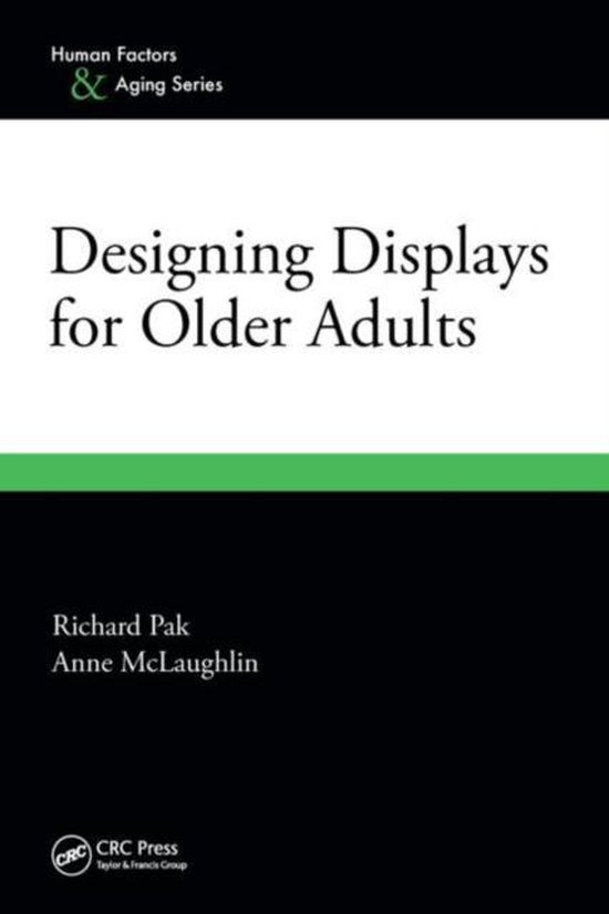 Designing Displays For Older Adults | 9781439801390 | Anne Mclaughlin ...