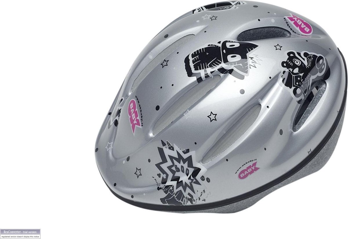 Fietshelm Sunny Maat 48-56 Grijs  Kroko