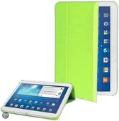 Samsung Galaxy Tab 1, 2 10.1 P5100 P7500 Smart Cover Case met Achterkant Back Cover Green/Groen