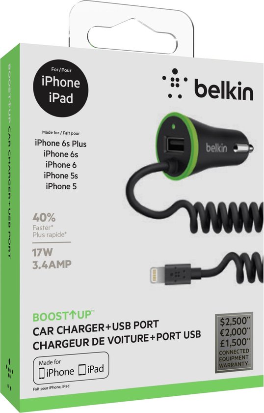 Car Charger + USB | bol.com