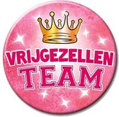 XXL roze vrijgezellen team button