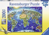 Ravensburger puzzel De Wereld in Symbolen - Legpuzzel - 200XXL stukjes