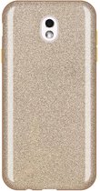 Samsung Galaxy J3 2017 Hoesje - Glitter Back Cover - Goud