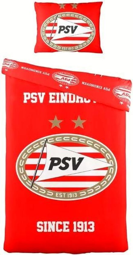 PSV Dekbedovertrek - Eenpersoons - 140 x 200