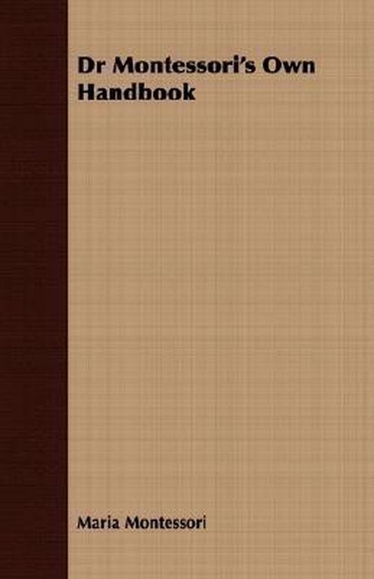Dr Montessori's Own Handbook - cover