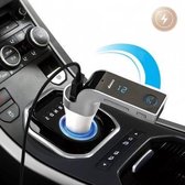 Car G7 Bluetooth Car Kit Handsfree FM Transmitter Radio MP3 Player USB Charger & AUX TF Card Slots - Zwart