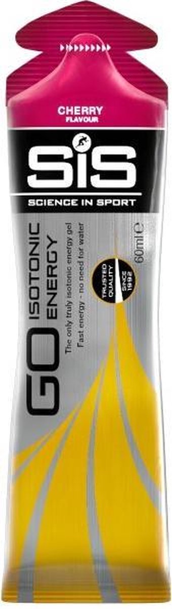 Science in Sport - SiS Go Isotonic Energygel - Energie gel - Isotone Sportgel - Cherry Smaak - 30 x 60ml van Science in Sport — afbeelding 2