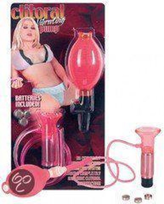 Foto: Clitoral vibrating pump clear hot pink vaginapomp