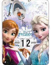Frozen*Frozen Draaidoor kalender - Elsa - Anna - Ophangbaar - 27 x 37 x 0,8 cm
