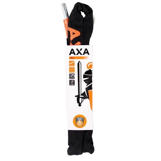 Axa insteek kettingslot RLC 140/5.5 (zwart/oranje)