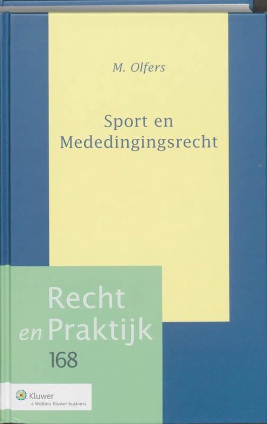 Recht en praktijk 168 - Sport en mededingingsrecht - cover