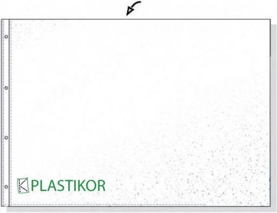 Plastikor Showtas - 50 stuks - PVC - A3 liggend - transparant | bol.com