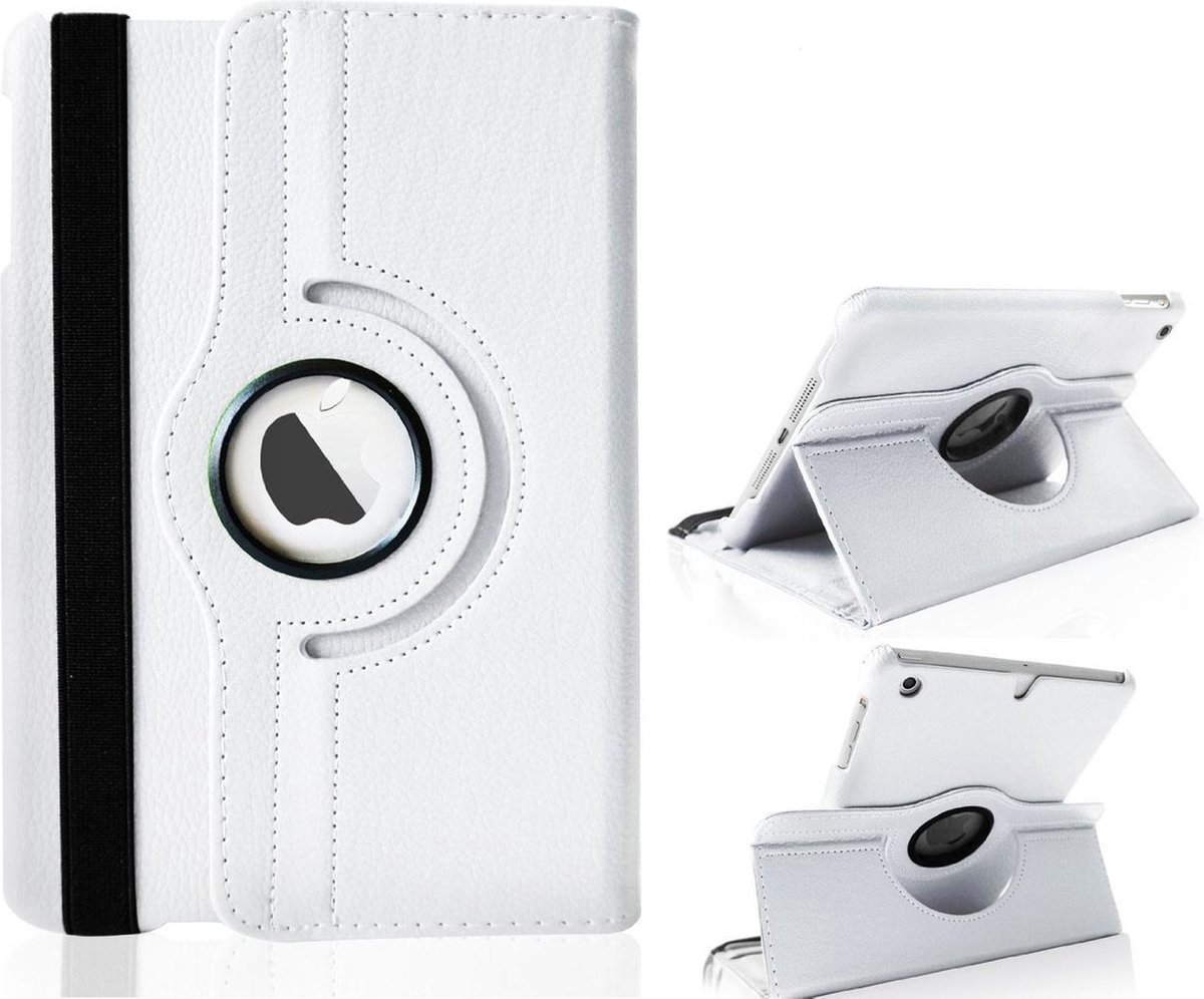 iPad Mini 2/3 hoes 360 graden Multi-stand draaibaar -Wit