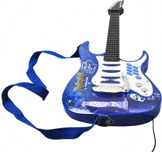 Elektrische Gitaar Set Met Microfoon & Elektronische Gitaarversterker Kindergitaar...