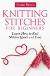 Knitting Stitches Patterns in Black&white- Knitting Stitches for Beginners