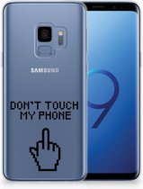 TPU Siliconen Hoesje Geschikt voor Samsung Galaxy S9 Finger DTMP