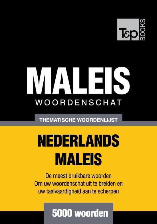 Thematische woordenschat Nederlands-Maleis - 5000 woorden - cover