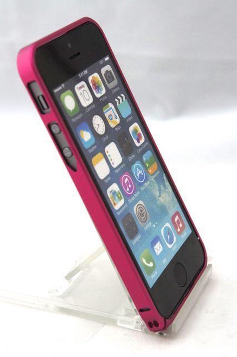 0.7mm Ultra dun Aluminium Bumper voor iPhone 5 5s hard roze