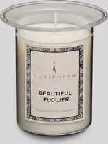 LUCIPHERA Beautiful Flower Duurzame Geurkaars - hervulling - 50uur