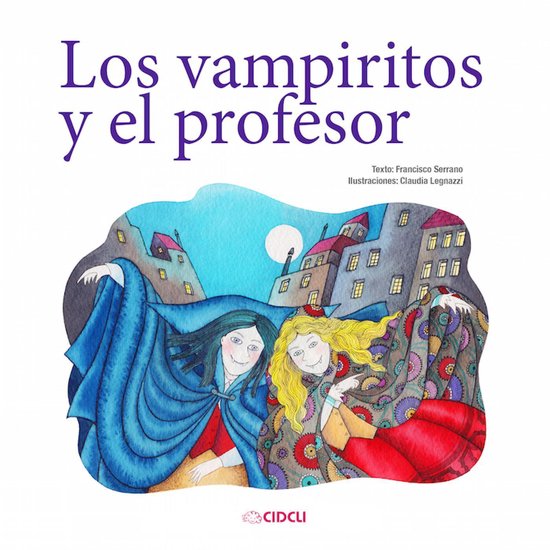 Los vampiritos y el profesor - cover