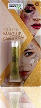 3 BMT glitter make up goud - voor gezicht en lichaam