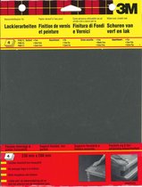 3M™ Schuurpapier Wetordry™, 9088CEEU, Zwart, P240/P400x2/P600, 4 vellen