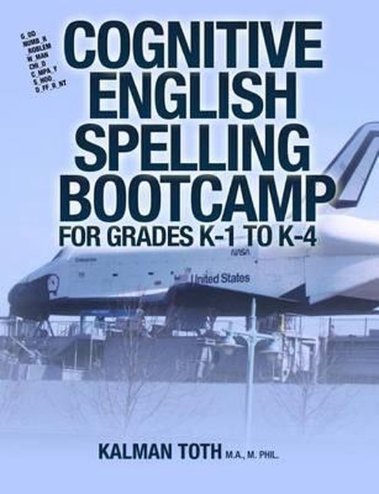 Cognitive English Spelling Bootcamp For Grades K-1 To K-4 - cover