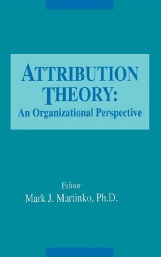 Attribution Theory - cover