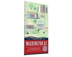 City Scratch-Off Map: Washington, D.C.