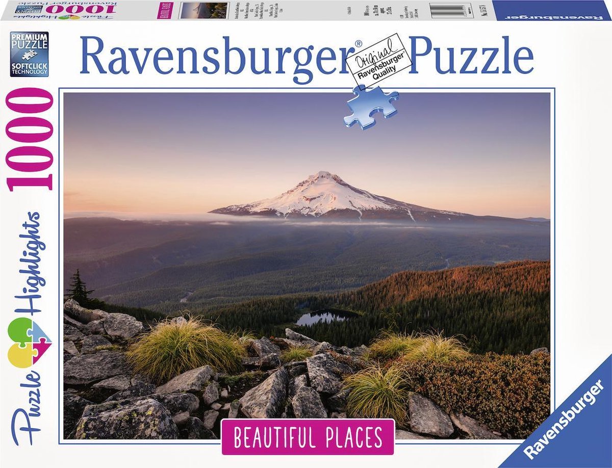 bol com Ravensburger puzzel Stratovulkaan  Mount Hood 