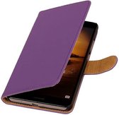 Bookstyle Wallet Case Hoesje Geschikt voor Huawei Ascend G610 Paars