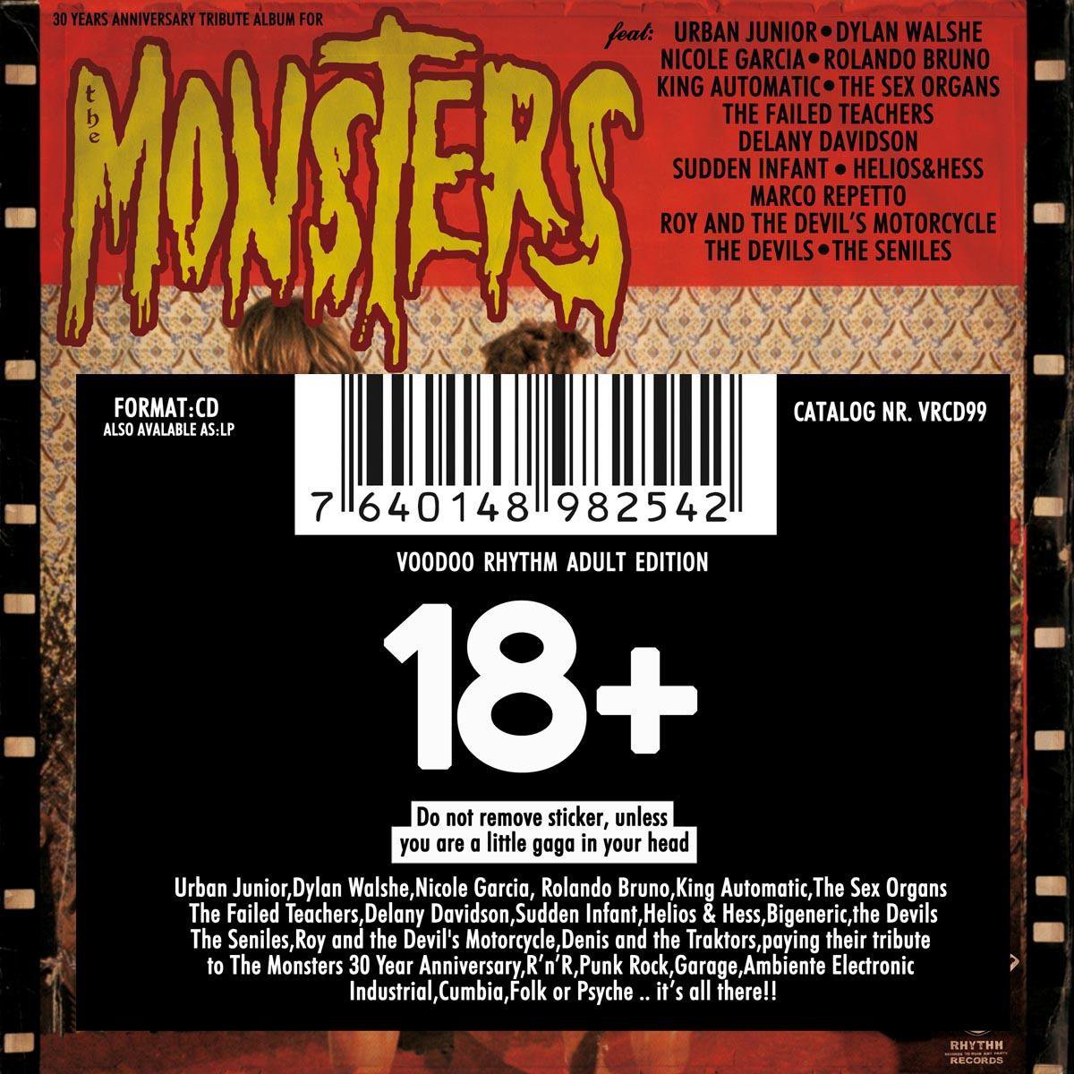 Various Artists - Tribute Album For The Monsters: Burn In Hell (CD)