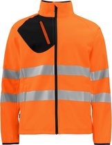 Projob 6432 Softshell jas Oranje/Zwart maat L