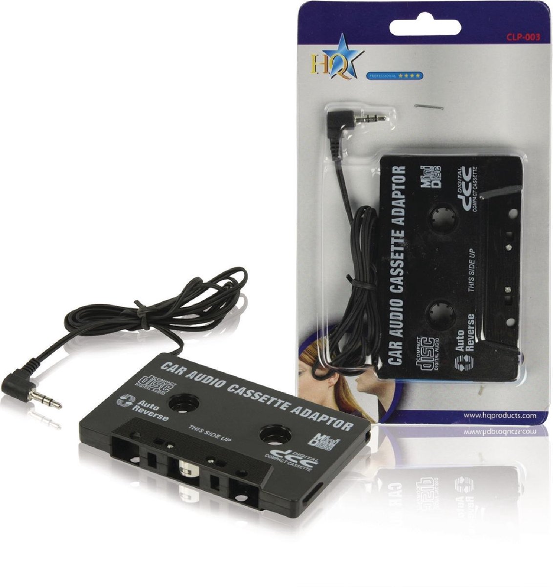 WiseGoods Premium Auto Casette Adapter - Autoradio Cassette Speler