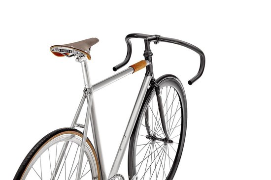 Creme Cycles Vinyl 5050 LTD singlespeed fixed gear grijs zwart Framemaat 55 cm bol