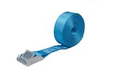 Bagagegordel 25 mm 1,5M Blauw - Verzinkte Klemgesp