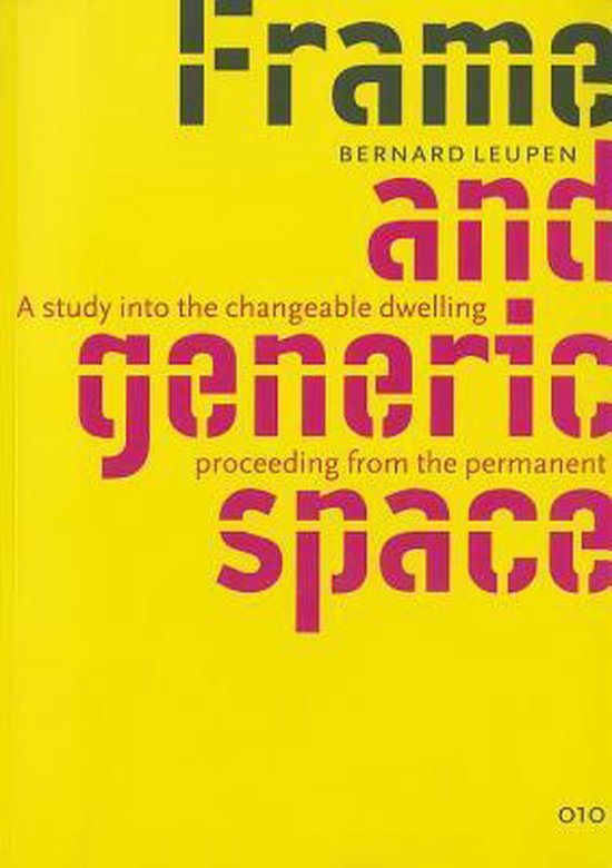 Cover van het boek 'Frame and Generic Space' van B. Leupen