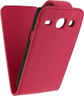 Xccess Leather Flip Case Samsung I8260 Galaxy Core Pink
