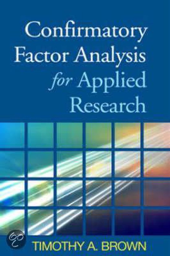 Confirmatory Factor Analysis for Applied Research - cover