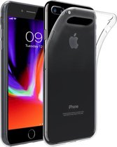 Cazy Geschikt Geschikt voor Apple iPhone 8 Plus hoesje - Soft TPU case - transparant