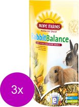 Hope Farms Rabbit Balance - 3 St à 1,5 kg - Konijnenvoer