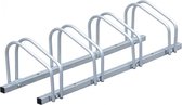 IVOL Fietsenrek 4 fietsen 100 cm PRO - Fietsenstandaard - Fiets standaard - Zilver