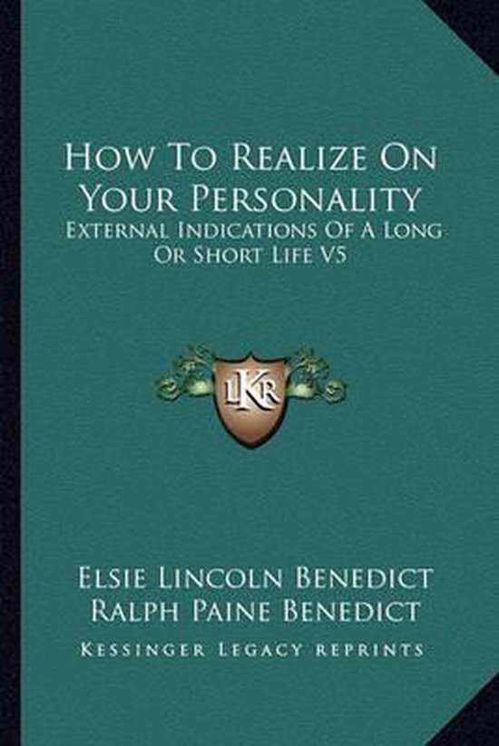 How to Realize on Your Personality - cover