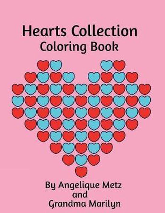 Hearts Collection Coloring Book - cover