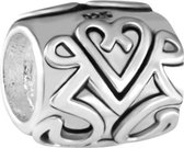 Quiges - 925 - Zilveren - Bedels -Sterling zilver - Beads - Ornament Kraal Charm - Geschikt – voor - alle bekende merken - Armband Z022