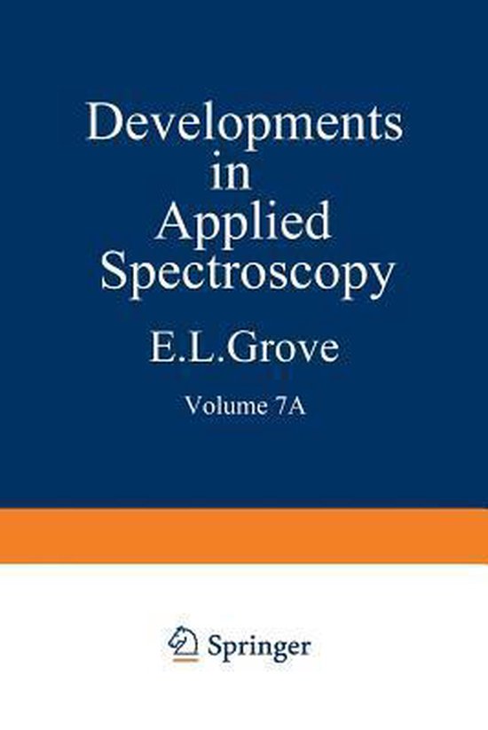 Developments in Applied Spectroscopy - cover