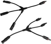 MC4 zonnenaansluiting parallel 3Y kabel set  1x MMMF en 1xFFFM